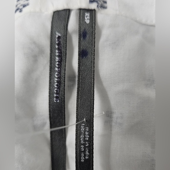 Anthropologie Womens Maxi Dress White/Navy Somerset Embroidered Floral - Picture 5 of 5